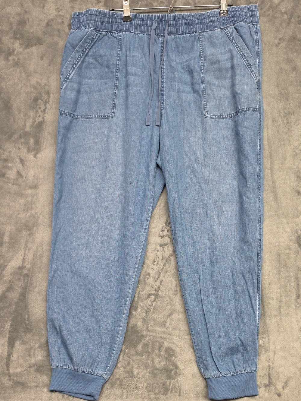 Seven7 Light Blue Jogger-Style Ankle Jeans Sz XL